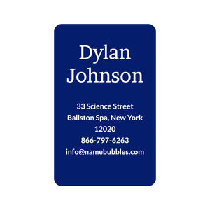 luggage tag labels one color indigo