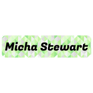 rectangle name labels crystal prism peridot