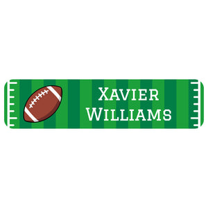 football rectangle name labels