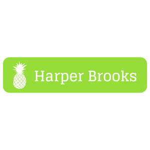 pineapple white rectangle name labels