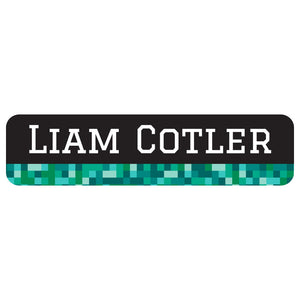 rectangle name labels pixels turquoise
