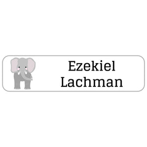 zoo animals rectangle name labels