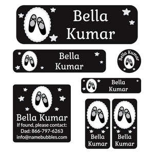 ballet school labels pack