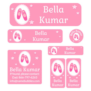 ballet school labels pack