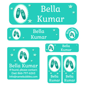 ballet school labels pack