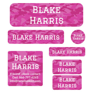 personalized name stickers for school