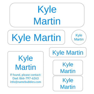 kids name labels for school