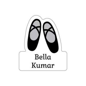 ballet shoes name labels