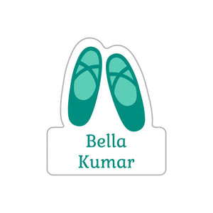 ballet shoes name labels