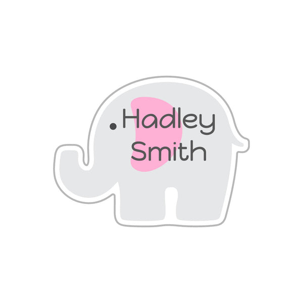 Personalized Kids Name Stamp - Bella Elephant – Stamp Out