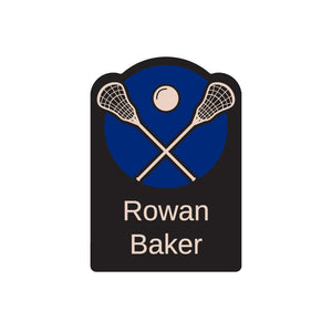 lacrosse navy blue lacrosse name labels