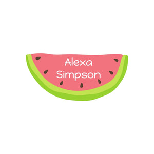 watermelon name stickers