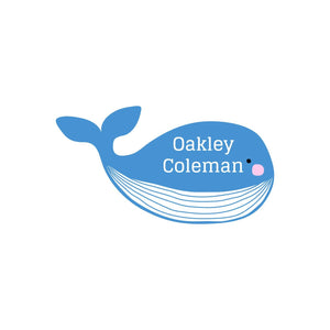 whale name tag stickers