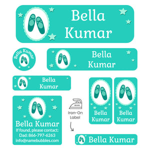 ballet sleepaway camp labels pack