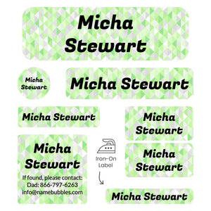 sleepaway camp labels pack crystal prism peridot