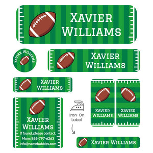 soccer sleepaway camp labels pack