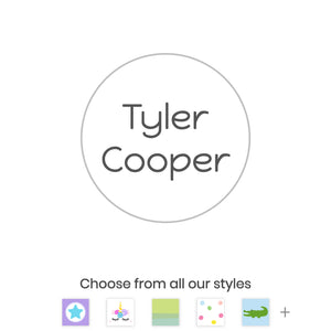 personalized clothing labels