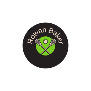 lacrosse lime green circle clothing labels