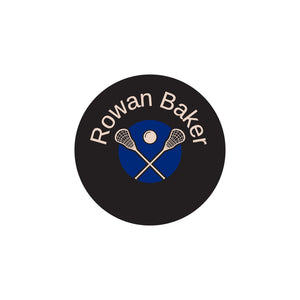 lacrosse navy blue circle clothing labels