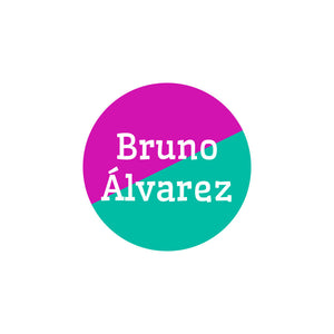 two-tone red violet turquoise circle clothing labels