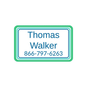 waterproof name tags