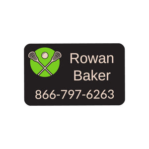 lacrosse lime green contact clothing labels