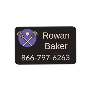 lacrosse purple contact clothing labels