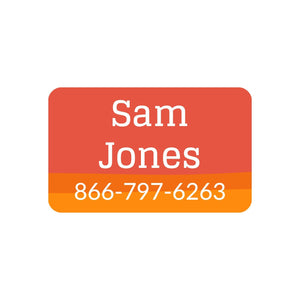 contact stickers for clothing ombre orange