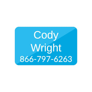 personalised name label stickers