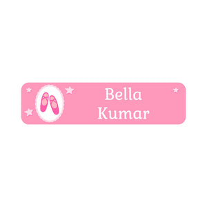 small rectangle ballet name labels