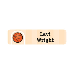 basketball small rectangle name labels