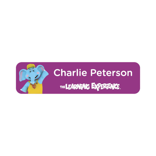 Toddlers Small Rectangle Name Labels | Name Bubbles