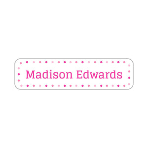 Dishwasher Safe Labels Name Bubbles