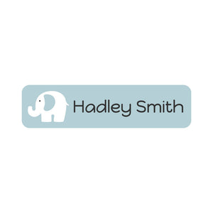 elephant muted blue small rectangle name labels