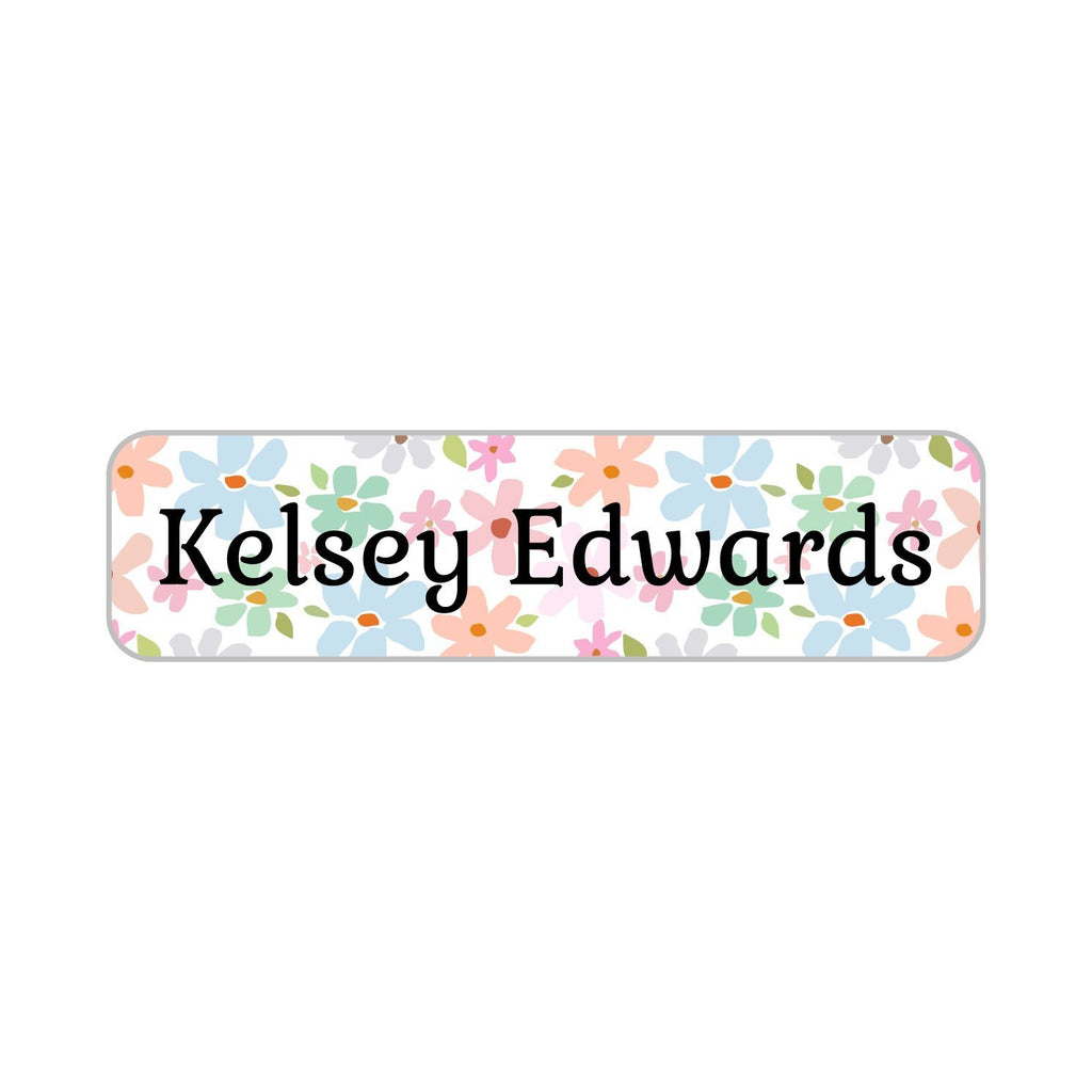 Kid's Labels: Flowers Name Labels For Kids