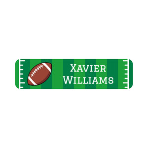 football small rectangle name labels