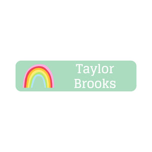 personalized rainbow stickers