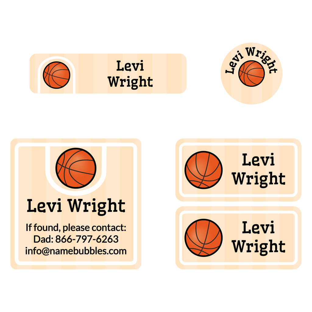 Basketball Sports Labels Pack | Name Bubbles basketball-sports-labels-pack-name-bubbles