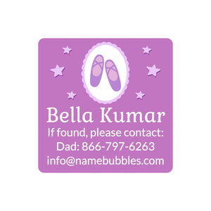 ballet contact labels