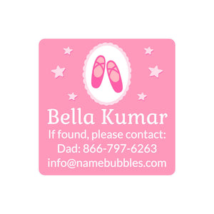 ballet contact labels