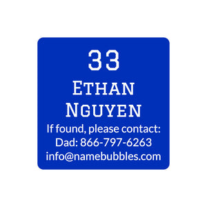 jersey square contact labels