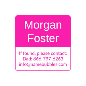 information labels for kids