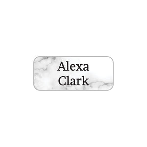 extra small clothing labels marble