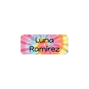 extra small clothing labels tie-dye