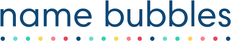 Name Bubbles Logo
